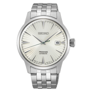 Seiko Presage Cocktail SRPG23J1 - bracciale e cassa acciaio - quadrante sunray avorio